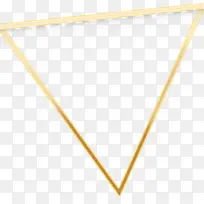 金色三角形相框-空若网 金色三角形相框-空若网
