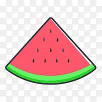 扁平化西瓜PNG下载-空若网 扁平化西瓜PNG下载-空若网