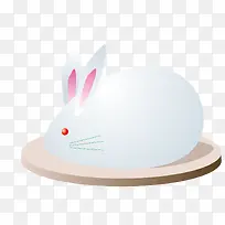 卡通扁平化白色的兔子-空若网 卡通扁平化白色的兔子-空若网
