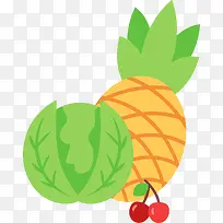 清新水果蔬菜免抠素材-空若网 清新水果蔬菜免抠素材-空若网