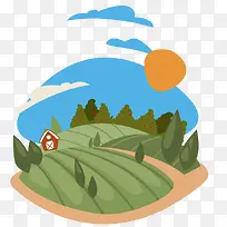 扁平化山-空若网 扁平化山-空若网