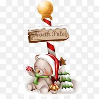 圣诞装饰小熊素材-空若网 圣诞装饰小熊素材-空若网