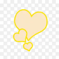 黄色爱心-空若网 黄色爱心-空若网
