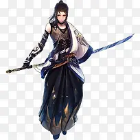 手拿刀的女武士-空若网 手拿刀的女武士-空若网