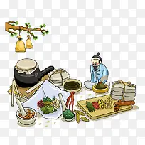 人在熬药材-空若网 人在熬药材-空若网