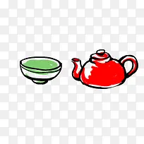 手绘中国传统食物矢量图-空若网 手绘中国传统食物矢量图-空若网