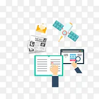 矢量扁平化电子商务素材-空若网 矢量扁平化电子商务素材-空若网