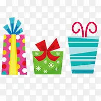 礼物盒矢量色彩生日素材-空若网 礼物盒矢量色彩生日素材-空若网