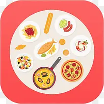 �ֻ��ϰ���ʳ����ʳ����appͼ��-������