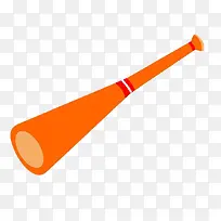 立体橙色棒球棒-空若网 立体橙色棒球棒-空若网