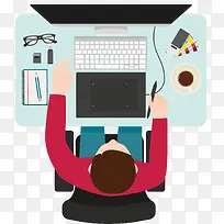 正在操作电脑的人-空若网 正在操作电脑的人-空若网