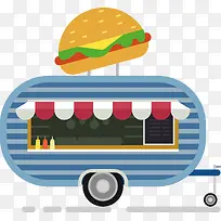 矢量快餐食物车子png图-空若网 矢量快餐食物车子png图-空若网