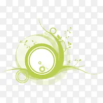 绿色潮流边框-空若网 绿色潮流边框-空若网