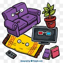 可爱卡通家具-空若网 可爱卡通家具-空若网