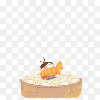 新年饺子食物免抠图-空若网 新年饺子食物免抠图-空若网