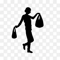 手绘卡通小人图片卡通小人剪影-空若网 手绘卡通小人图片卡通小人剪影-空若网