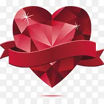 红心吊坠矢量-空若网 红心吊坠矢量-空若网