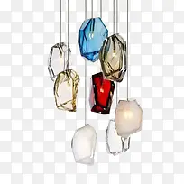 彩色玻璃钻石吊坠-空若网 彩色玻璃钻石吊坠-空若网