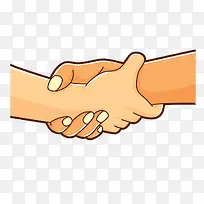 握手手绘素材-空若网 握手手绘素材-空若网
