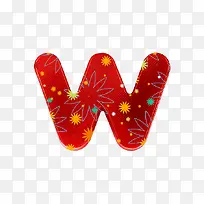 布纹字母w-空若网 布纹字母w-空若网