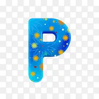 布纹字母P-空若网 布纹字母P-空若网