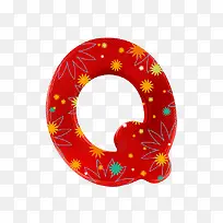 布纹字母Q-空若网 布纹字母Q-空若网