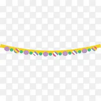 清新彩色三角拉旗-空若网 清新彩色三角拉旗-空若网