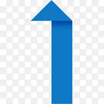 蓝色折叠创意数字1-空若网 蓝色折叠创意数字1-空若网