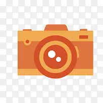 红色扁平化相机-空若网 红色扁平化相机-空若网