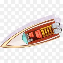 卡通多彩游艇-空若网 卡通多彩游艇-空若网