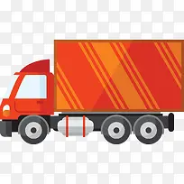高速奔跑矢量货运卡车-空若网 高速奔跑矢量货运卡车-空若网