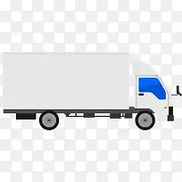 手绘白色卡车-空若网 手绘白色卡车-空若网