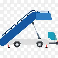 蓝白色卡车矢量图-空若网 蓝白色卡车矢量图-空若网