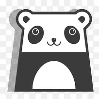 卡通熊猫动物贴纸设计-空若网 卡通熊猫动物贴纸设计-空若网