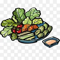 卡通蔬菜素食设计-空若网 卡通蔬菜素食设计-空若网