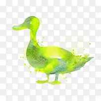 水彩鸭子-空若网 水彩鸭子-空若网