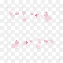 手绘粉色爱心素材-空若网 手绘粉色爱心素材-空若网