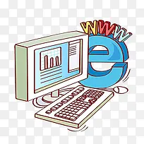 电脑卡通素材-空若网 电脑卡通素材-空若网