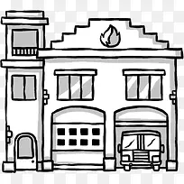 手绘消防队-空若网 手绘消防队-空若网