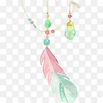 多彩清新羽毛挂饰-空若网 多彩清新羽毛挂饰-空若网