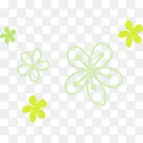 绿色花朵漂浮-空若网 绿色花朵漂浮-空若网