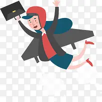 装上翅膀的商务女人-空若网 装上翅膀的商务女人-空若网