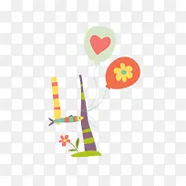 卡通数字动物免抠素材-空若网 卡通数字动物免抠素材-空若网