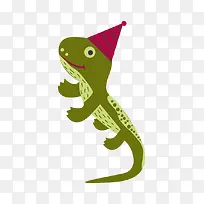 矢量 卡通手绘 动物 壁虎-空若网 矢量 卡通手绘 动物 壁虎-空若网