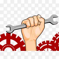 卡通手绘劳动节劳动工具-空若网 卡通手绘劳动节劳动工具-空若网