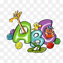 卡通字母-空若网 卡通字母-空若网