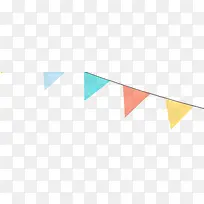 串联三角形旗颜色不同-空若网 串联三角形旗颜色不同-空若网