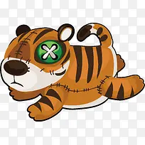 毛绒玩具老虎PNG-空若网 毛绒玩具老虎PNG-空若网