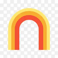 扁平化拱门PNG下载-空若网 扁平化拱门PNG下载-空若网