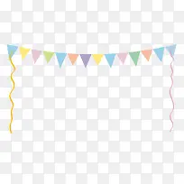 彩色三角形旗子-空若网 彩色三角形旗子-空若网